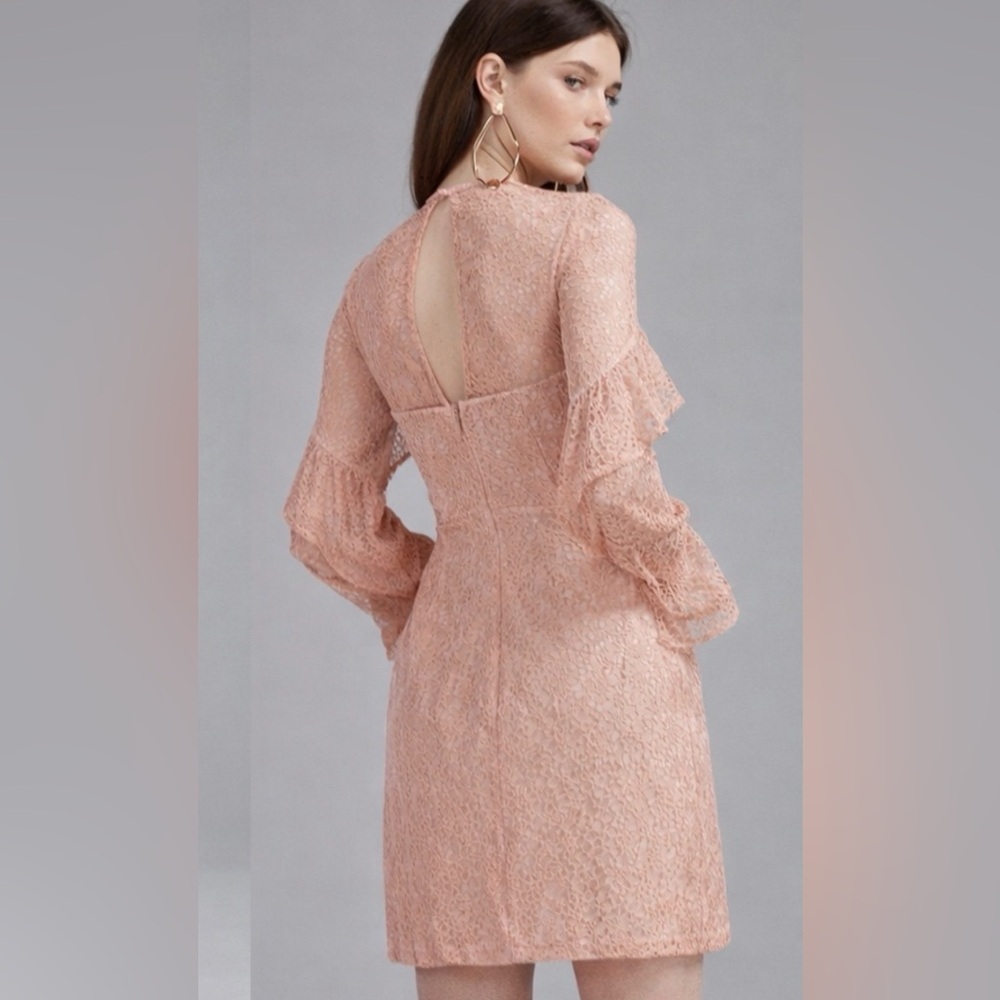 KEEPSAKE the Label Blush Lace Long Sleeve Dress - Picture 3 of 6